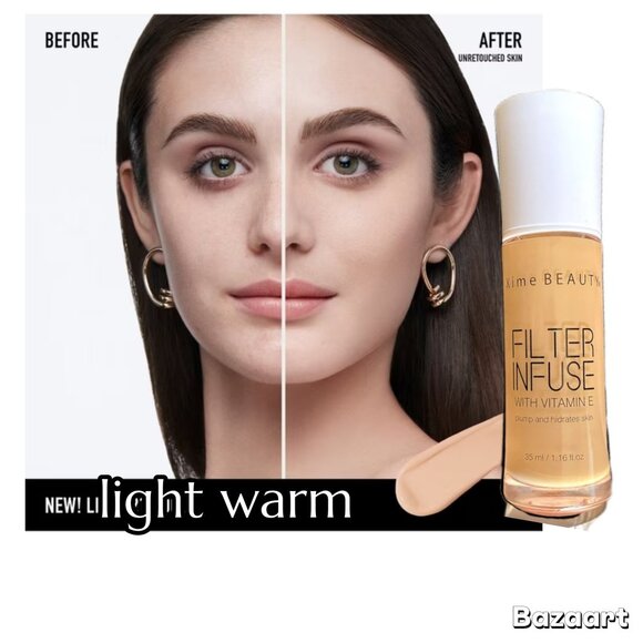 Foundation Makeup Full Coverage Fast Base Brighten long-lasting Shade US - Picture 10 of 14